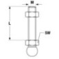 Spindel M16 - LEV316150RVS Spindel M16 - LEV316150RVS