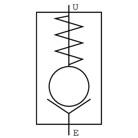Check valve S 24 10 bar - LCV40004