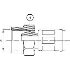 Swage insert M18 - LG1318
