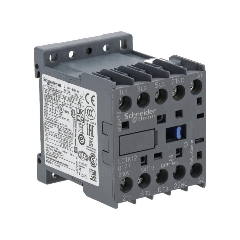 Contacter 12A 5,5kW - LC1K1201P7