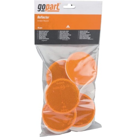Reflector, amber, round - LA75020