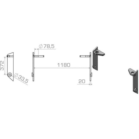 Replacement brackets - LBAMAT37220S