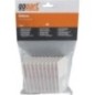 Reflector, white, rectangular - LA75004