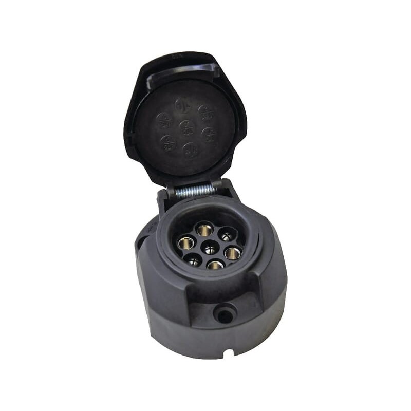 Socket 7 pin, plastic - LA403001 Socket 7 pin, plastic - LA403001