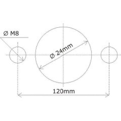 Battery master switch heavy duty. double pole - LA500009