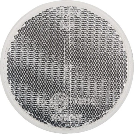 Reflector, white, round - LA75019