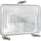 Headlight Halogen, rectangular, 12/24V, 168x106mm, Kramp - LA80166