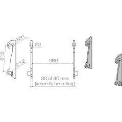 LBAVOL61530S Unbranded, Adapter plate for buckets 