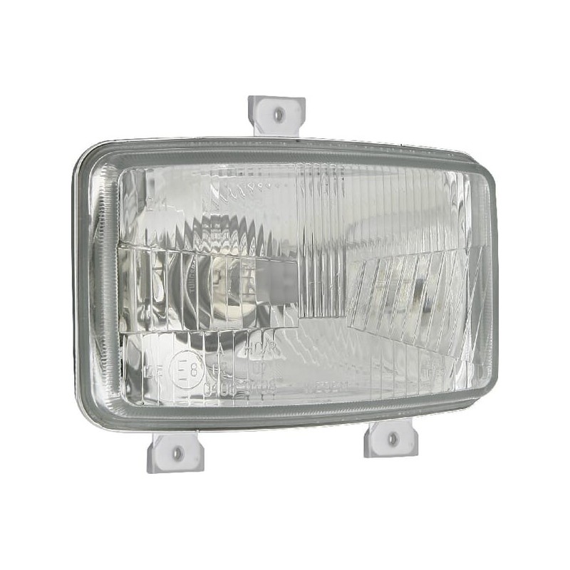 Headlight Halogen, rectangular, 12/24V, 156x93mm, Kramp - LA80159