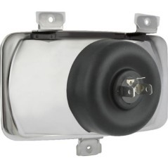 Headlight Halogen, rectangular, 12/24V, 156x93mm, Kramp - LA80159