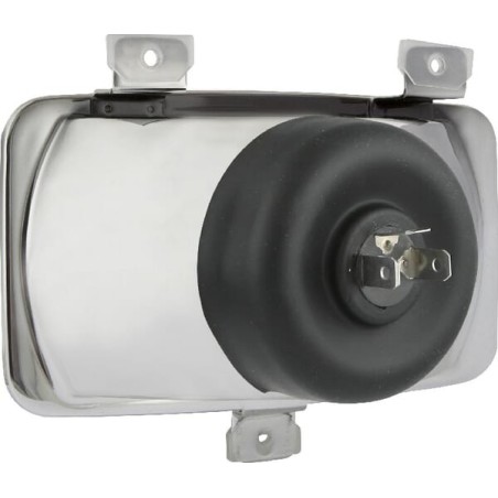 Headlight Halogen, rectangular, 12/24V, 156x93mm, Kramp - LA80159