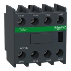 Auxiliary contact module 4NO - LADN40
