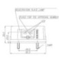 Number plate light LED compact - LA41003