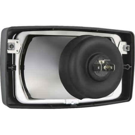 Headlight Halogen, rectangular, 12/24V, 184x102mm, Kramp - LA80161