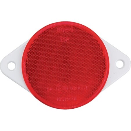 Reflector, red, round - LA75018