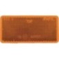 Reflector, amber, rectangular - LA75005