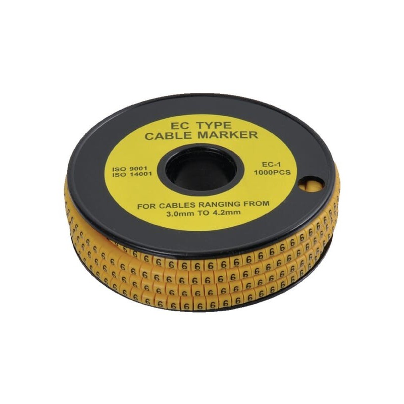 Cable coding 6 roll 1,000 piece - LA75356