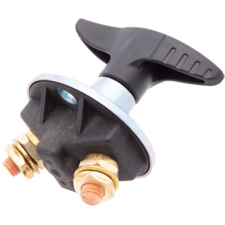 Battery main switch, M10 bolts - LA530103