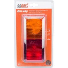 Lampa tylna zespolona, prostokątna 12 / 24V 165x80x51 mm gopart - LA45032