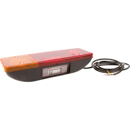 Multifunction rear LH light LED, rectangular, 12-24V, 287.5x100.5x65mm, Kramp - LA40019