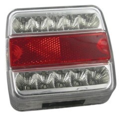 Lampa tylna zespolona LED, 1W, kwadratowa, 12V 18 LED gopart - LA99190GP