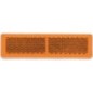 Reflector, amber, rectangular - LA75008