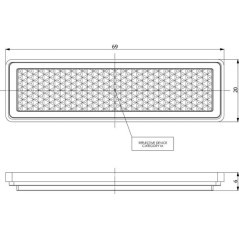LA75008 gopart, Reflectors 