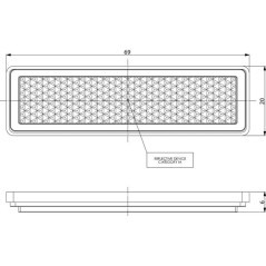LA75007 gopart, Reflectors 