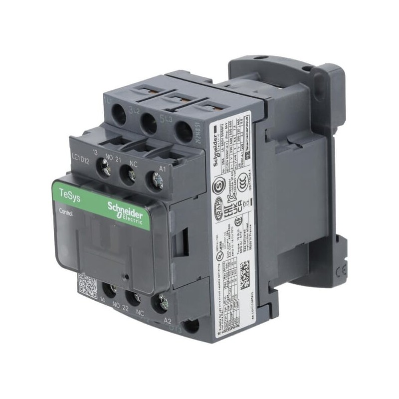 Contacter 12A 5,5kW - LC1D12D7