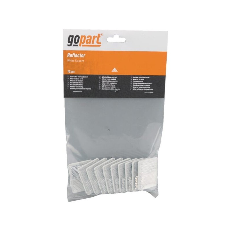 Reflector, white, square - LA75010 Reflector, white, square - LA75010