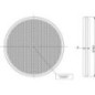 Reflektor, rot, rund - LA75024 Reflektor, rot, rund - LA75024