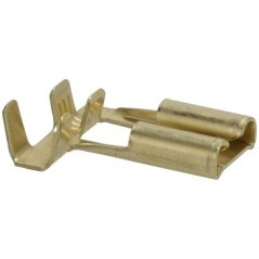 Końcówka przewodu płaska nasadkowa, żeńska, 0.5-1.5 mm² 6.3x0.8 mm 50 szt. Kramp - LA9294