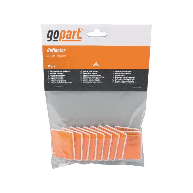 Reflektor, Orange, rechteckig - LA75011 Reflektor, Orange, rechteckig - LA75011