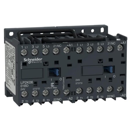 Reversing contactor 6A 2,2kW - LP2K0601BD