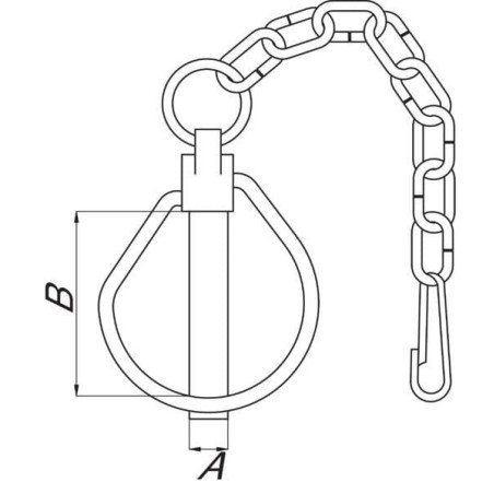 Klappstecker Kette - LP911050KR