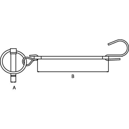Klappstecker mit Kordel - LP10SAKR