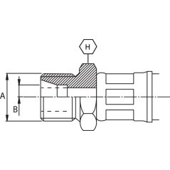 Pressarmatur M12 - LR612