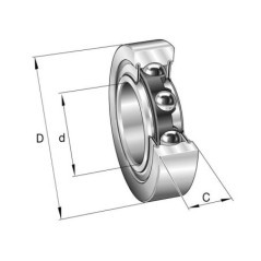 Track roller bearing - LR50062RS