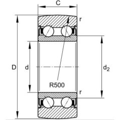 LR52072Z INA, Track rollers 