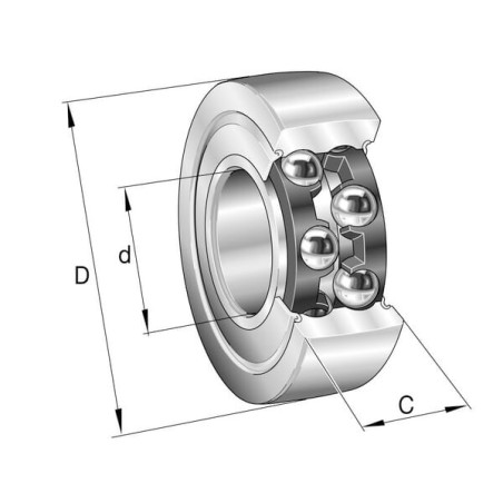 Track roller bearing - LR53072Z