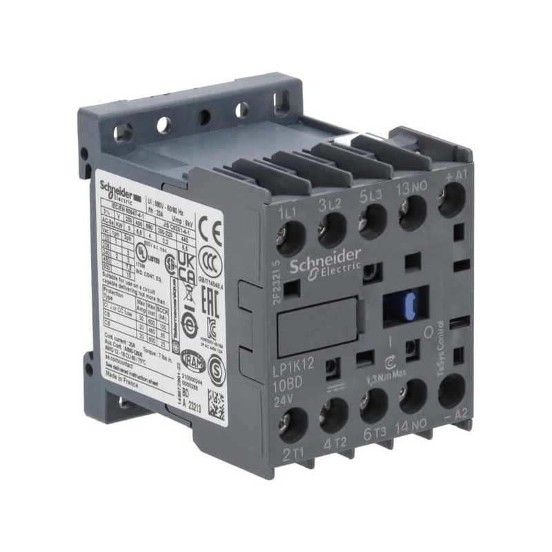 Contacter 12A 5,5kW - LP1K1210BD