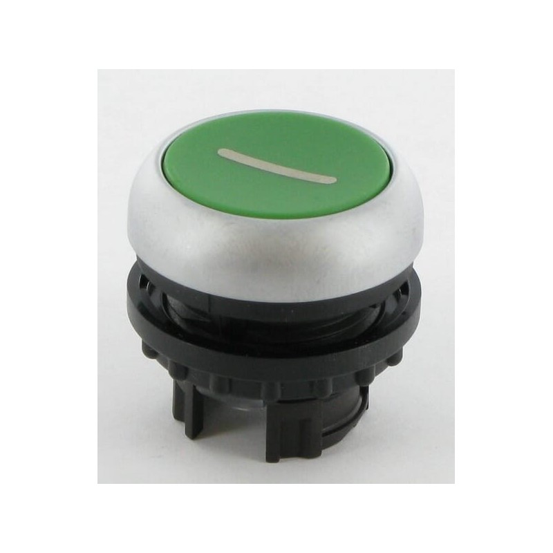 Pushbutton green 1 inch spring-return - M22DGX1