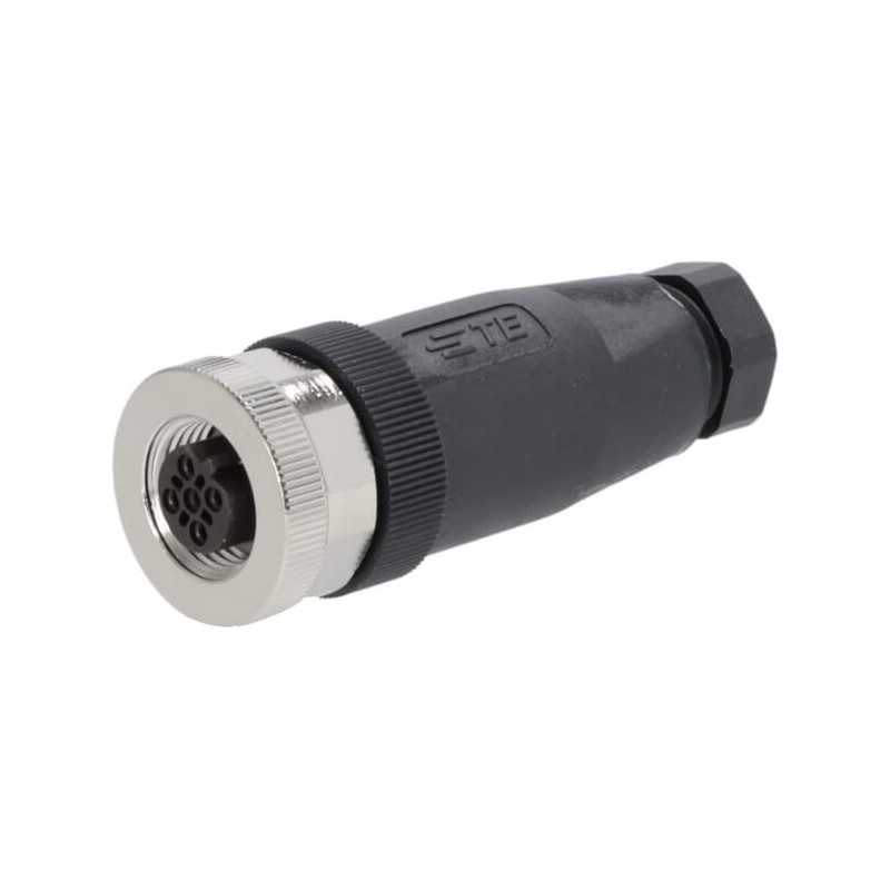 Stecker 5 P. Buchse M12 Code-B - M1205FE18B