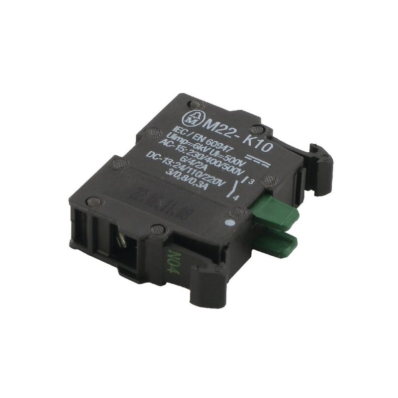 Contact el., 1NO, screw, front - M22K10 Contact el., 1NO, screw, front - M22K10