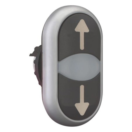 Double actuation with indicator light - M22DDLSX7X7