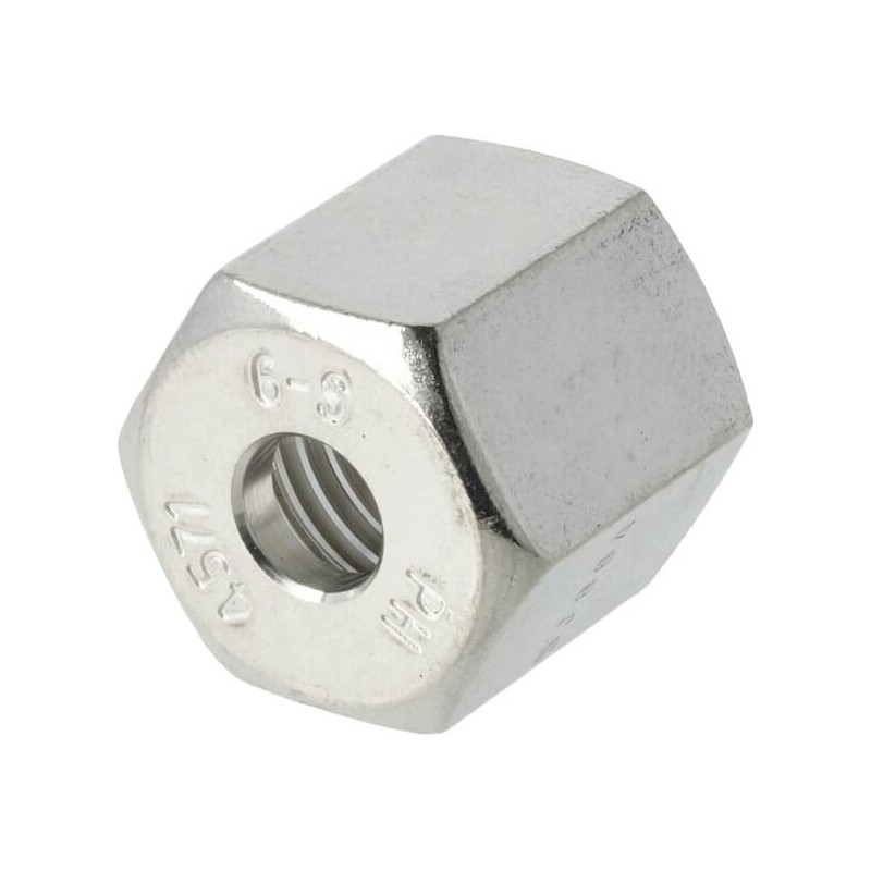 Nut 10L M16x1.5 SS - M10LSS Nut 10L M16x1.5 SS - M10LSS