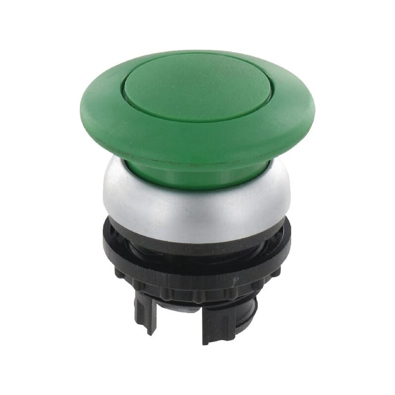 Mushroom actuator gn stay-put - M22DRPG