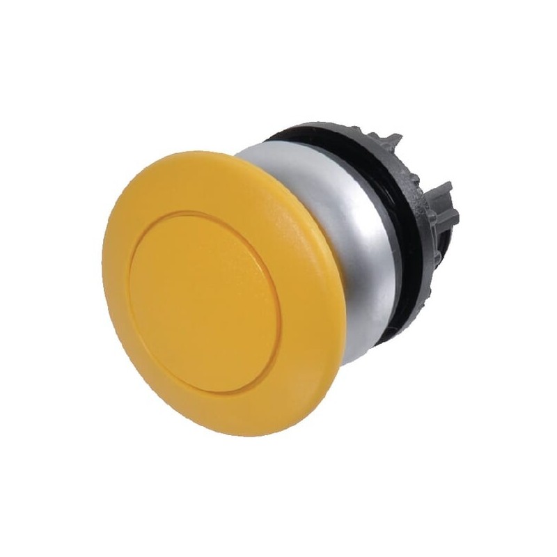 Mushroom actuator yellow - M22DPY