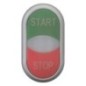 Double actuation with indicator light - M22DDLGRGB1GB