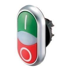 Double actuation with indicator light - M22DDLGRX1X0